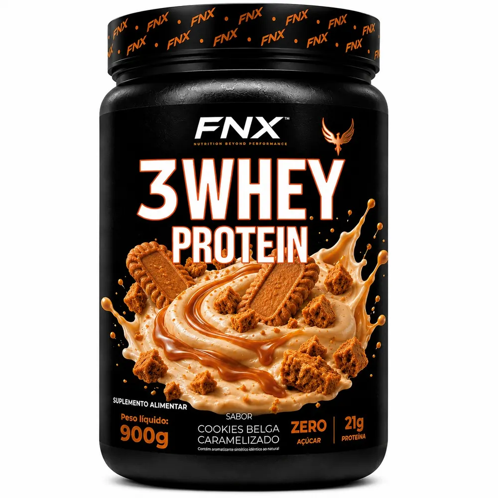3Whey Protein Cookies Belga Caramelizado