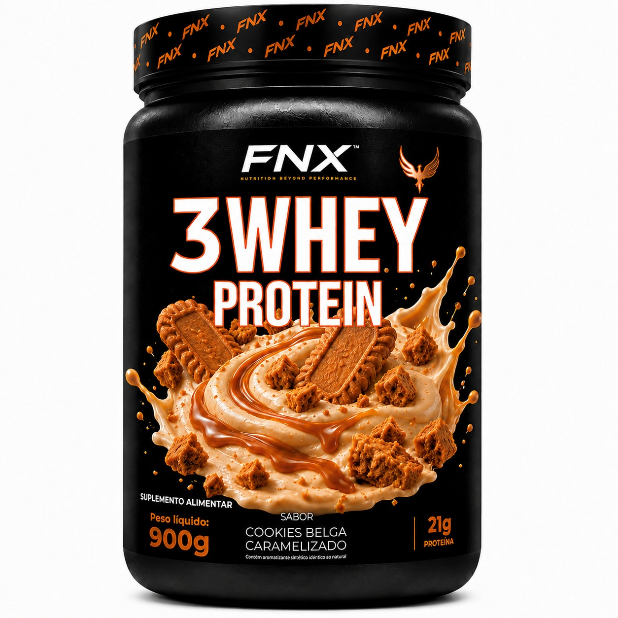 3Whey Protein Cookies Belga Caramelizado
