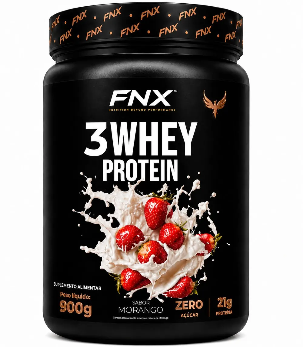 3Whey Protein Morango